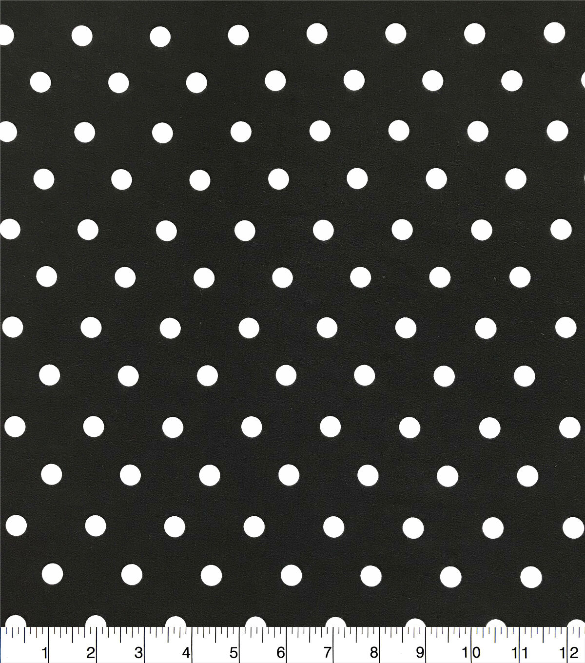 black and white polka dot chiffon fabric