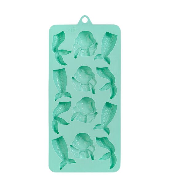 Stir 4 x 9 Silicone Mermaid Candy Mold - Molds - Baking & Kitchen