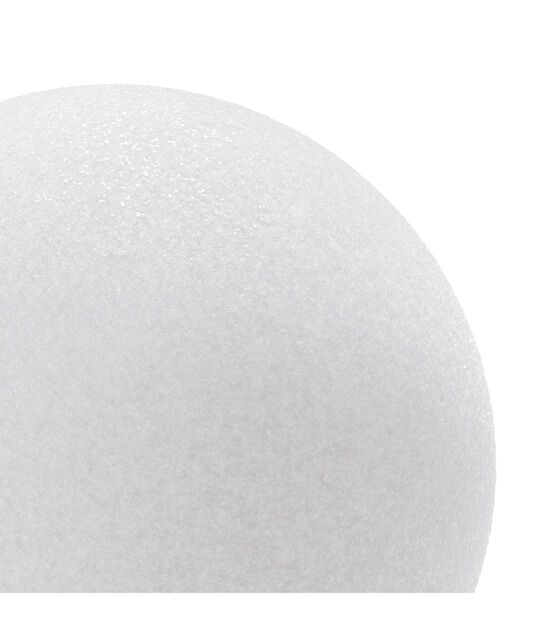 FloraCraft 8" White CraftFoM Ball, , hi-res, image 3