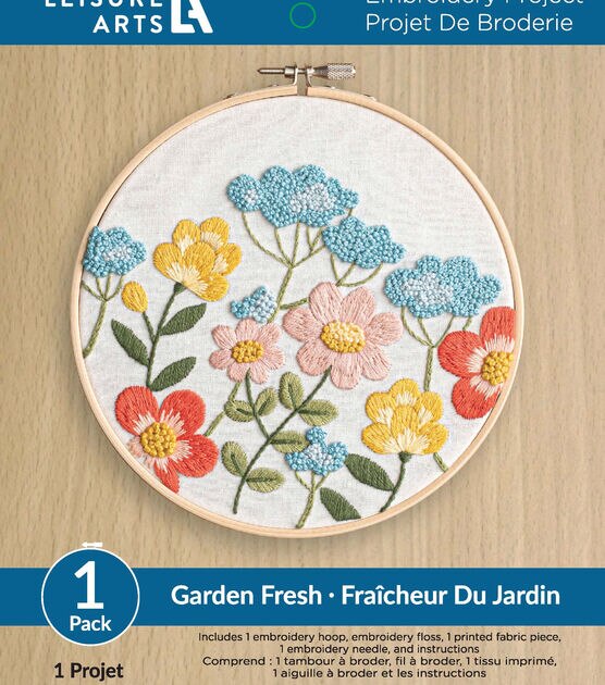 Floral Embroidery Kits Beginner Embroidery Kit-modern Flower and