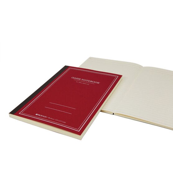 Itoya 8.25" x 5.8" Red ProFolio Oasis Notebook, , hi-res, image 2