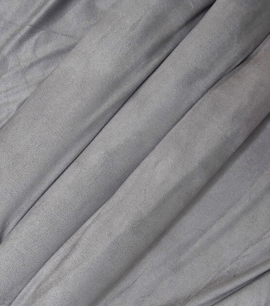 Gray Suede Fabric by the Yard Gray Microsuede Faux Suede Apparel