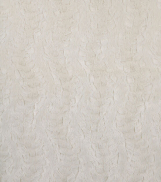 Super Thick Ivory White Ribbed Cotton Fabric, Extreme Texture