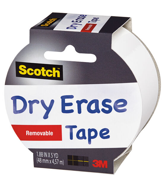 Scotch Dry Erase Tape 1.88X5yd White