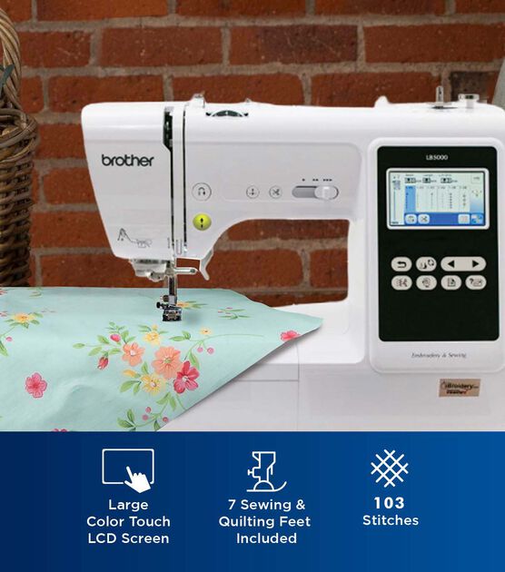 Sewing Starter Kit - Brother LB5000M Computerized Sewing & Embroidery  Machine + 26 Gutermann Sewing Thread 100m Spools