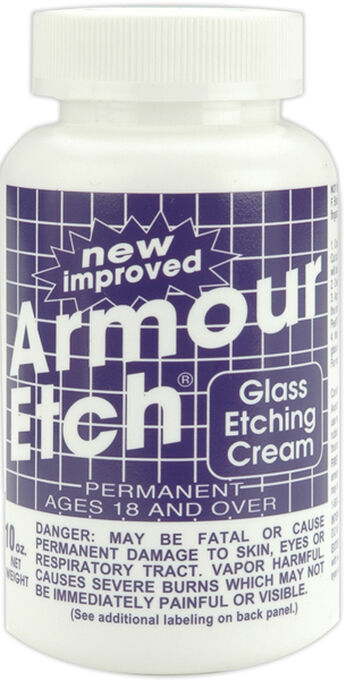 Armour Etch Glass Etching Cream, 10 oz.