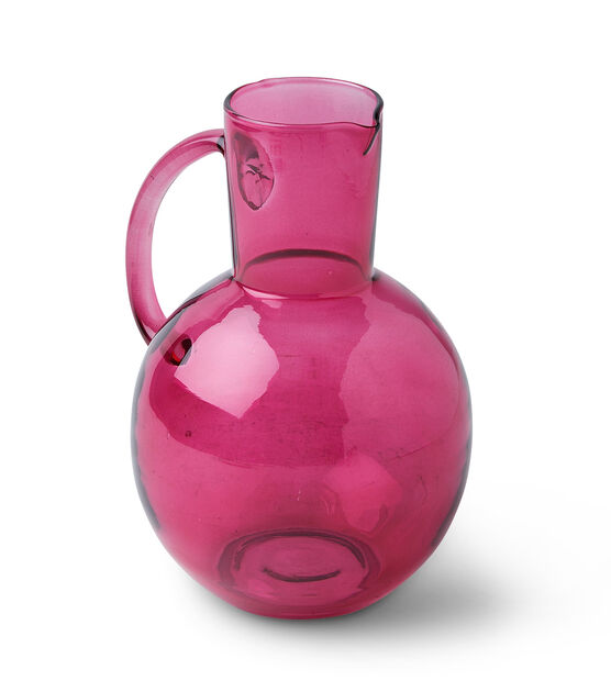 8" Spring Red Glass Vase by Place & Time, , hi-res, image 3