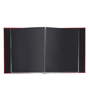 Park Lane 13 x 8 Black Leather Photo Album with Gold Foil - Photo Albums - Paper Crafts & Scrapbooking