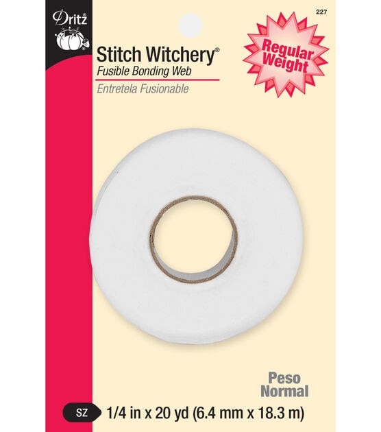 Stitch Witchery Tape (5/8 x 20yds), Regular Weight, Dritz