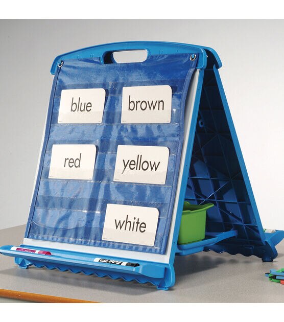 Copernicus Toys Tabletop Easel With Dry Erase Board & Storage Tubs, , hi-res, image 5