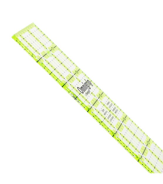 Omnigrid Omnigrip Neon Ruler 3-1/2in x 3-1/2in –