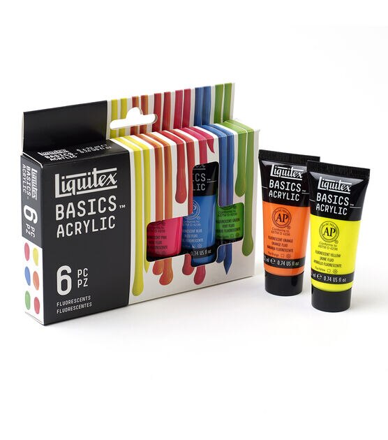 Liquitex Basics Acrylic Paint Set Fluorescent