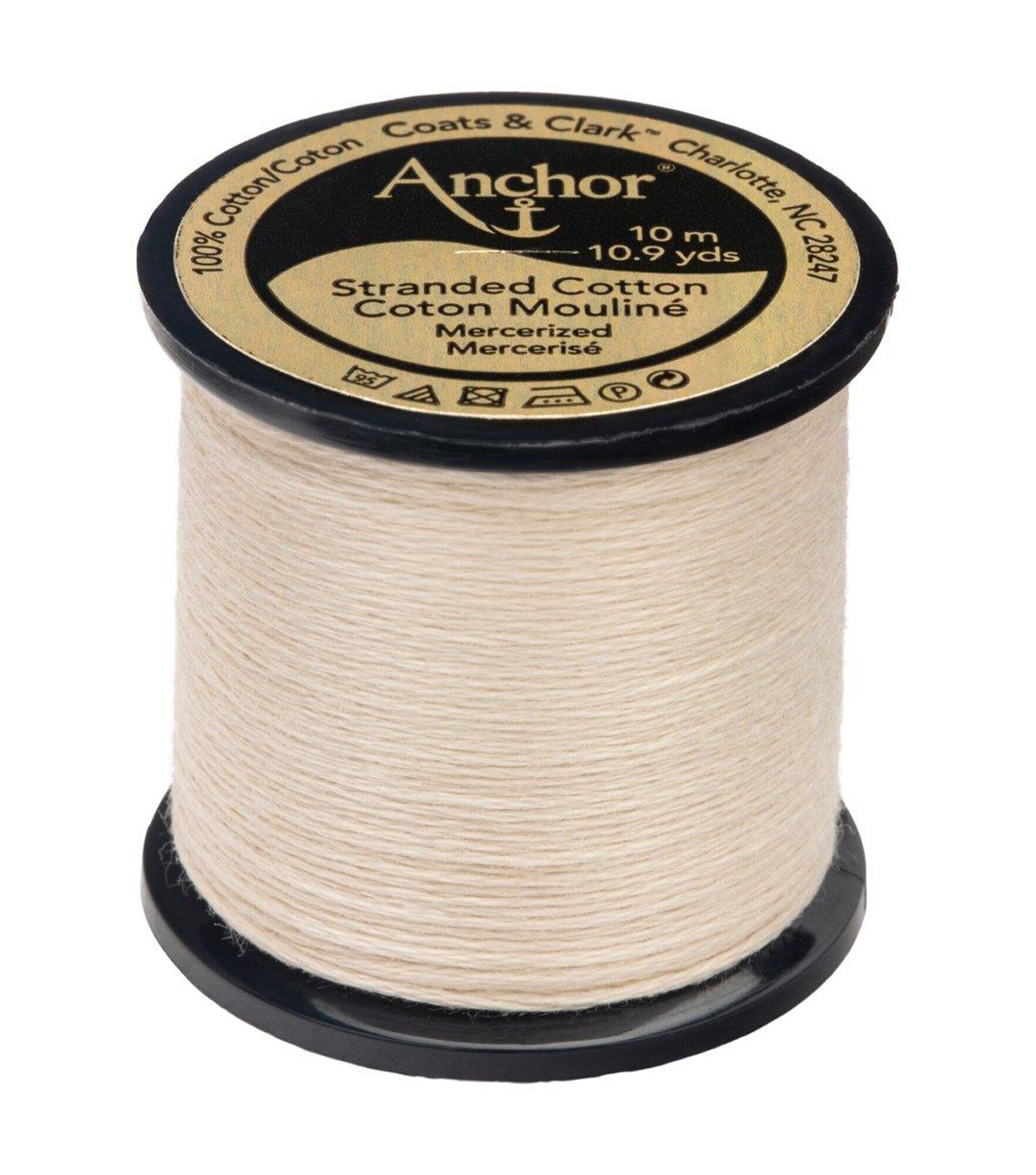 Anchor Cotton 10.9yd Neutral Cotton Embroidery Floss, 387 Ecru, hi-res