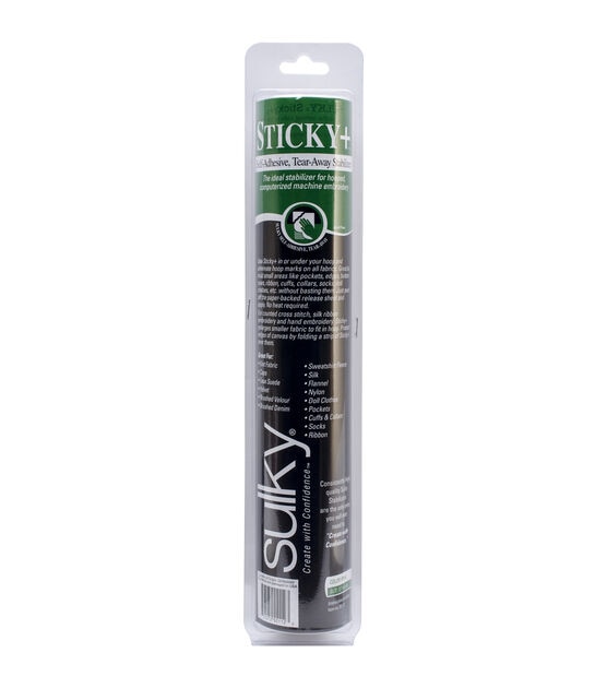 StickyStitch Self-Adhesive Peel & Stick Backing Rolls - White