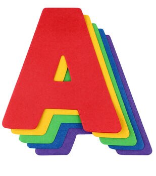 Sarkle Poster Letters Craft Alphabet Peel n Stick 78pc ArtSkills