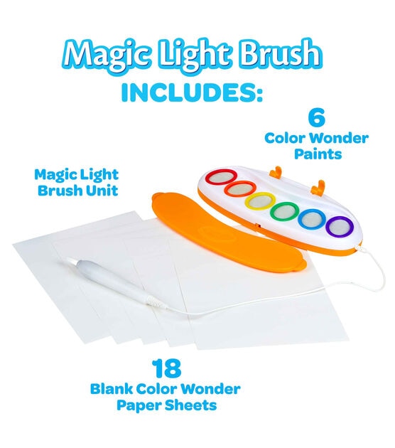 Crayola Color Wonder Magic Light Brush Mess Free Painting