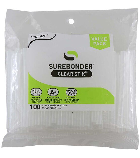 Surebonder Mini Glue Sticks 100 Value Pack
