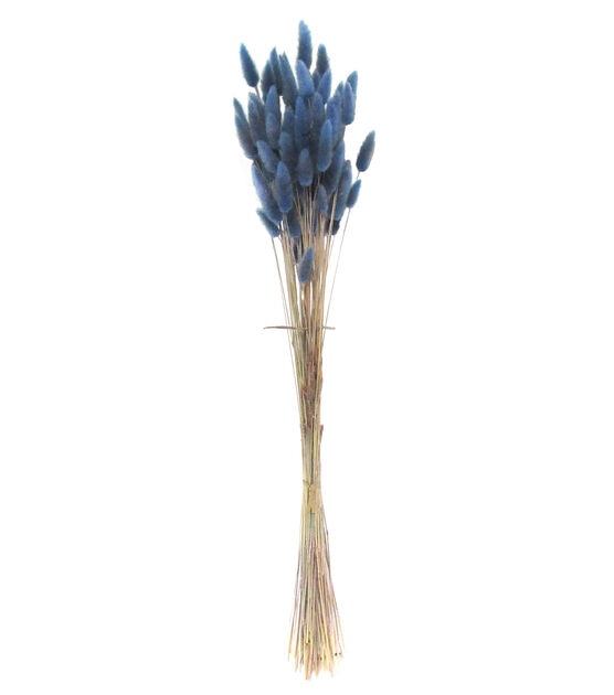 23" Blue Dried Pampas Grass Bouquet by Bloom Room