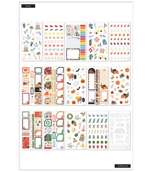 Tis the Season Planner Sticker Book, Holiday Stickers