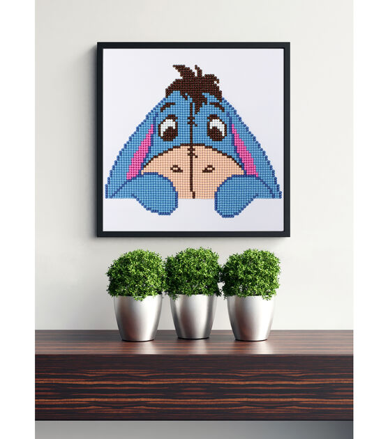 Camelot Dotz 9" x 9" Disney Eeyore Diamond Painting Kit, , hi-res, image 4