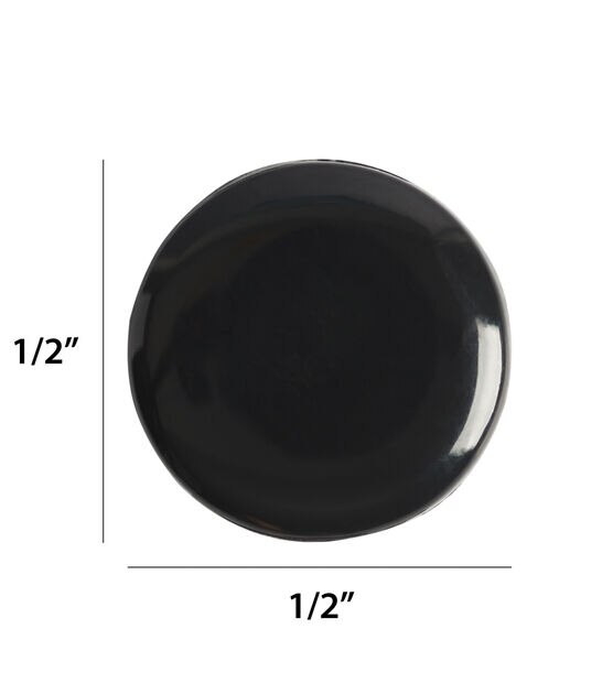 Blumenthal Lansing Shirt Buttons, 7/16-Inch and 3/8-Inch, Black