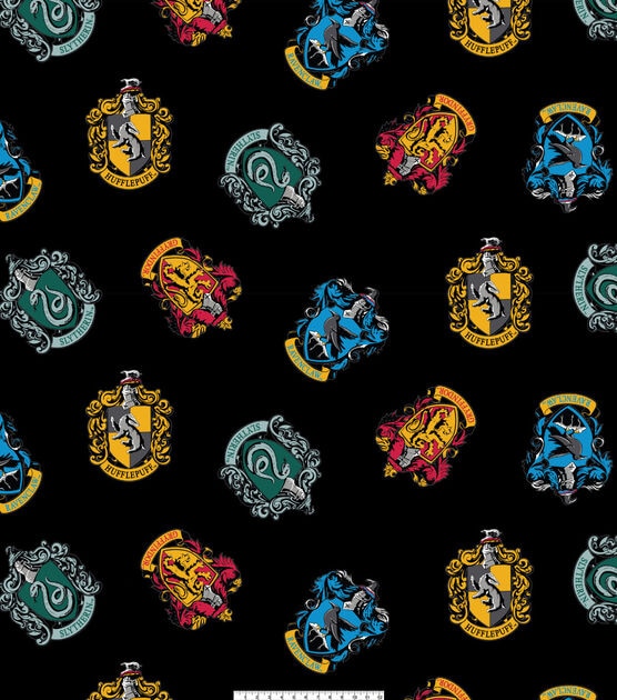 Harry Potter Fleece Fabric 58" Houses