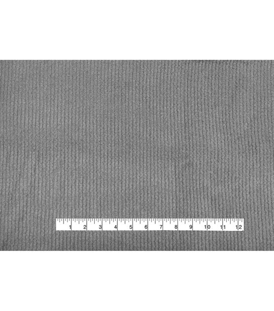 Solid Cozy Ribbed Knit Fabric