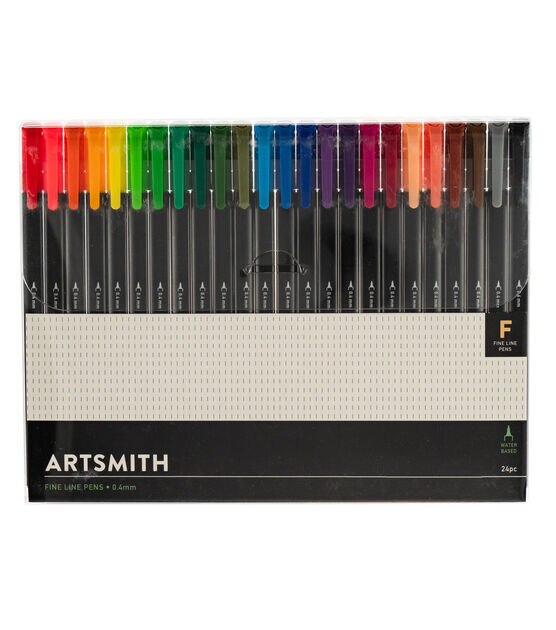 .4mm Rainbow Fine Liners 24ct - Illustration Pens & Markers - Art Supplies & Painting