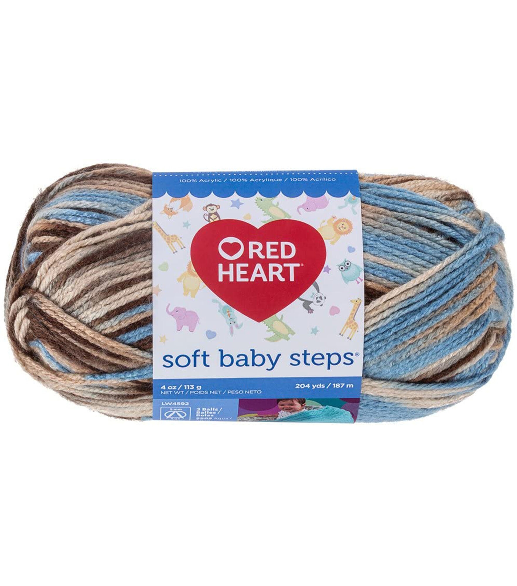 Red Heart Soft Baby Steps Yarn - Baby Blue