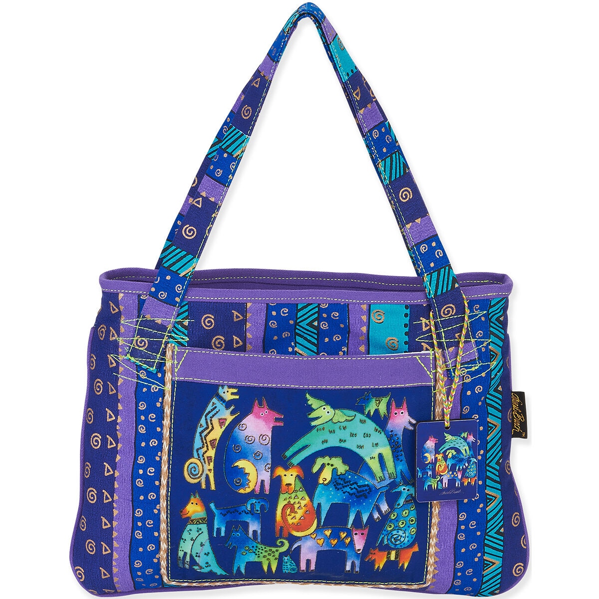 laurel burch dog purse