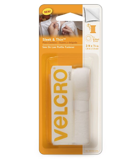 Velcro Sticky Back -General Purpose Stick On- (White 15ft x 3/4 in Roll)  #90277
