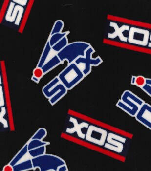 MLB CHICAGO White Sox Vintage Retro Print Baseball 100% cotton fabric  licensed material Crafts, Quilts, Home Decor