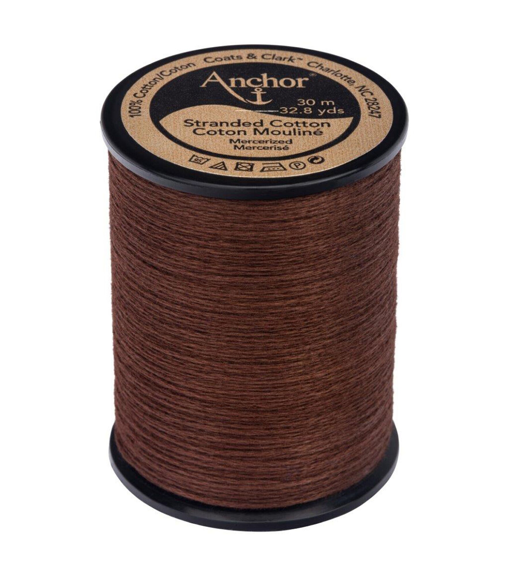 Anchor Cotton 32.8yd Cotton Embroidery Floss, 360 Coffee Dark, hi-res