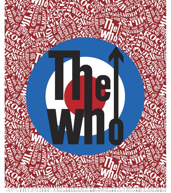 No Sew Fleece Throw 72" The Who