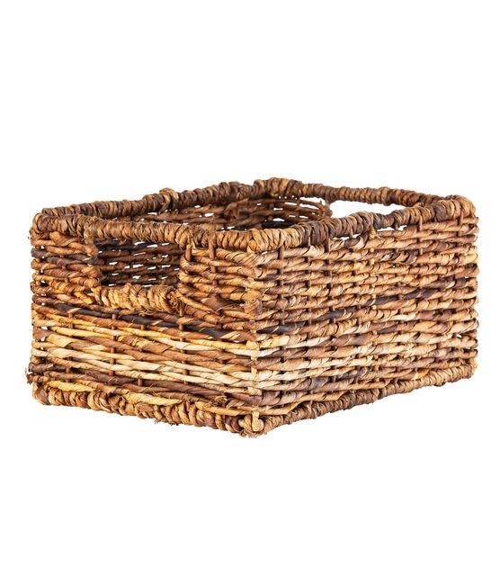 Wicker Rectangular Storage Basket with Lid, Extra Large Storage