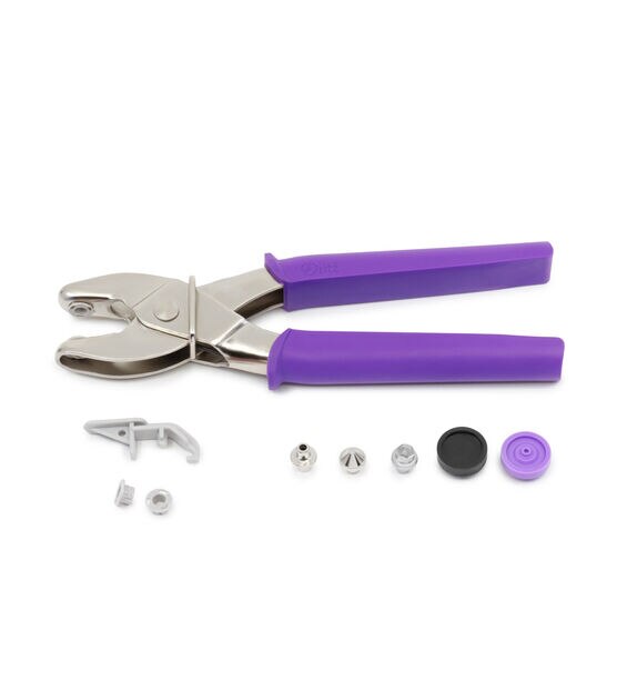 Dritz Heavy Duty Snap Pliers for 5/8" Snaps, Purple, , hi-res, image 3