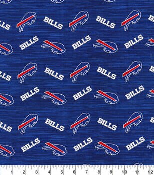 Buffalo Bills Cotton Fabric 58'-Blue