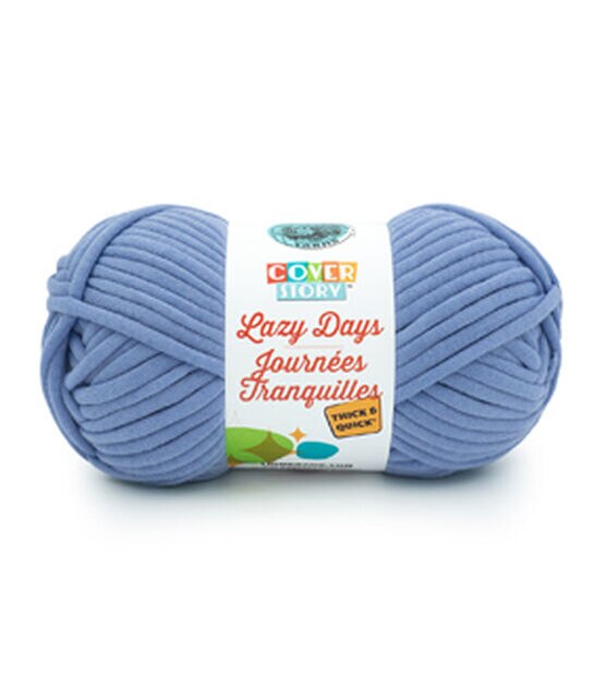 Lion Brand Cover Story Lazy Days Thick & Quick Super Bulky Polyester Yarn, , hi-res, image 1