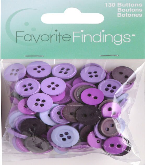 Favorite Findings 3oz Christmas Green & White Big Bag of Buttons