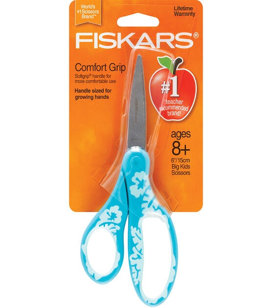 Hemline Soft Grip Kid Scissors - 130mm (5.25) - ideal for cutting paper,  string and craft material