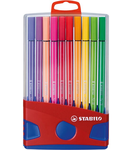 🎨 🖌 ROTULADOR STABILO Pen 68 Caja De Metal Con 40