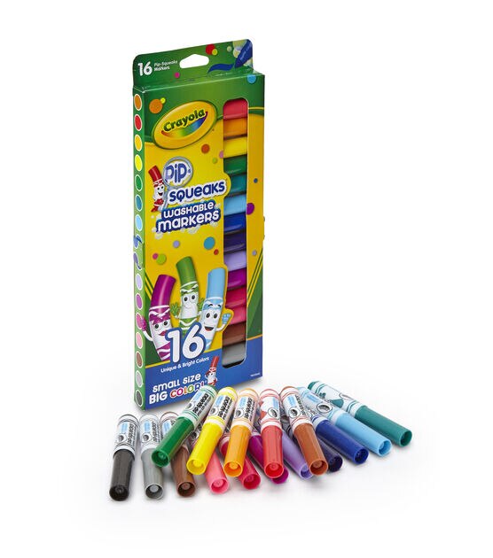 Crayola 16ct Pip Squeak Washable Markers, , hi-res, image 3