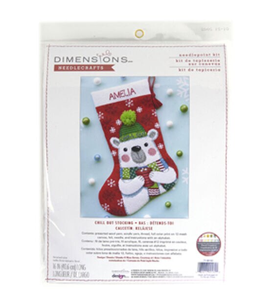 Dimensions 16 Chill Out Stocking Needlepoint Kit