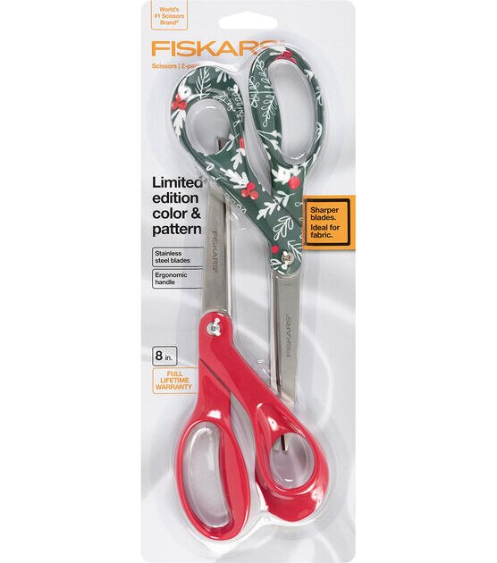 Fiskars 8” Premier Glitter Purple Scissors by Fiskars | Joann x Ribblr