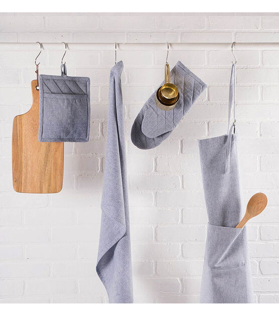 Chambray Grey Oven Mitt + Reviews