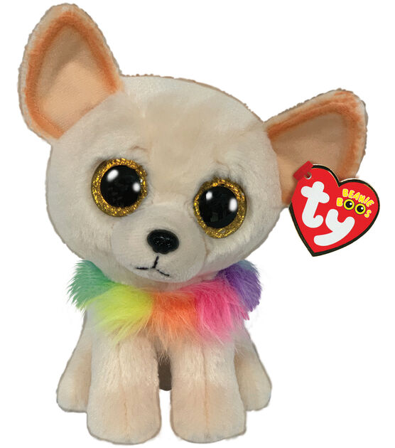 Ty Inc 6" Beanie Boos Tan Chihuahua Plush Toy