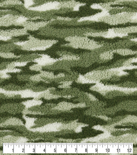 Camouflage Sherpa Fabric, , hi-res, image 12