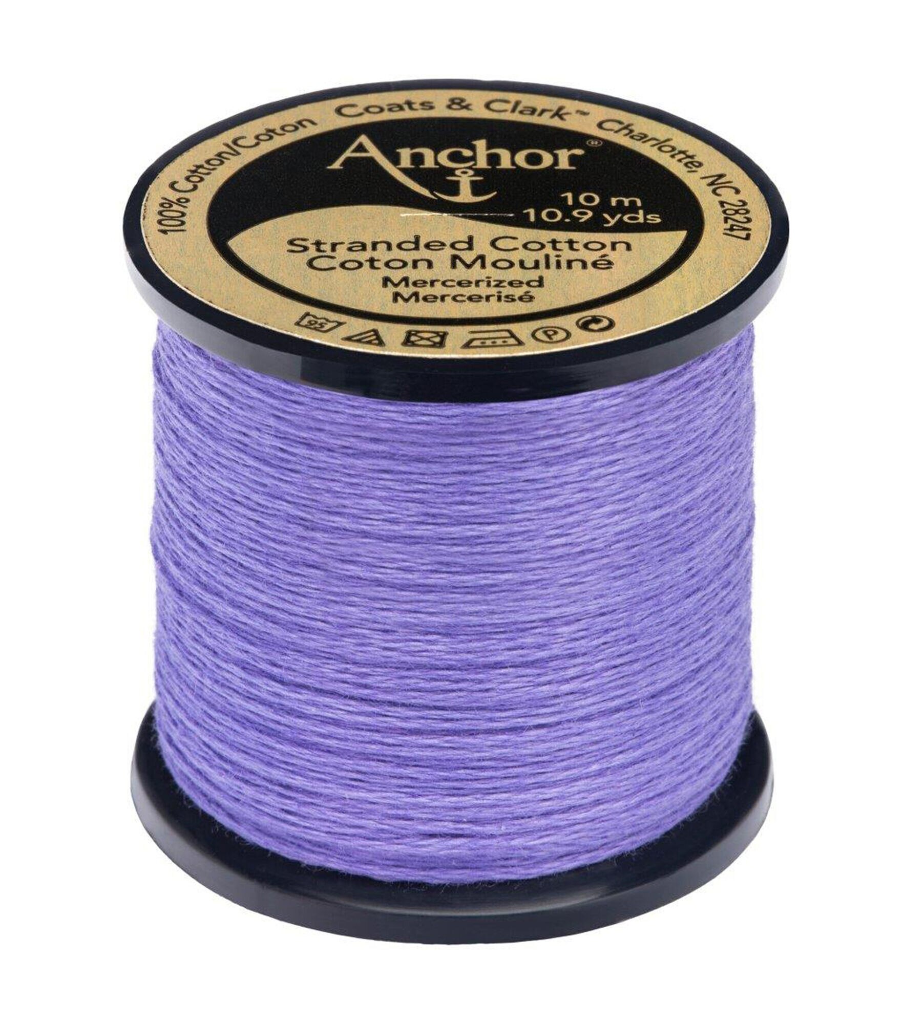 Anchor Cotton 10.9yd Purples Cotton Embroidery Floss, 1030 Thistle Medium Dark, hi-res