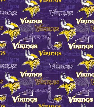 NFL Minnesota Vikings Cotton Fabric