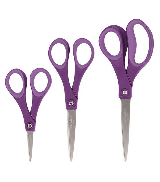 Arteza Multi-Pack Size Scissors, Stainless Steel - Set of 3